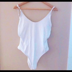 NWOT Aerie White One Piece